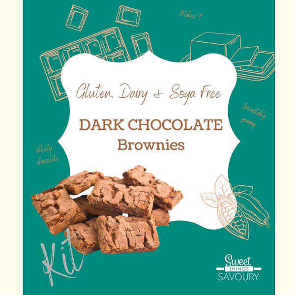 Gluten, Dairy & Soya Free Dark Chocolate Brownies Baking Kit