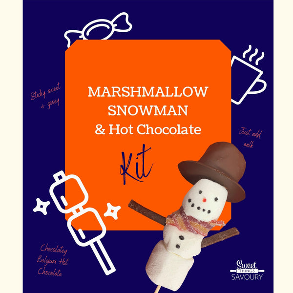 Marshmallow Snowman & Hot Chocolate Kit