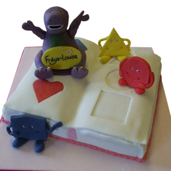 Barney & Friends Style Birthday Cake