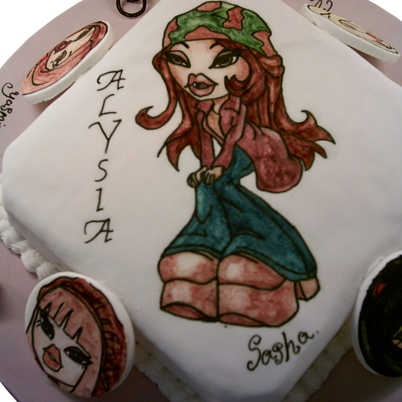 Bratz Style Style Birthday Cake