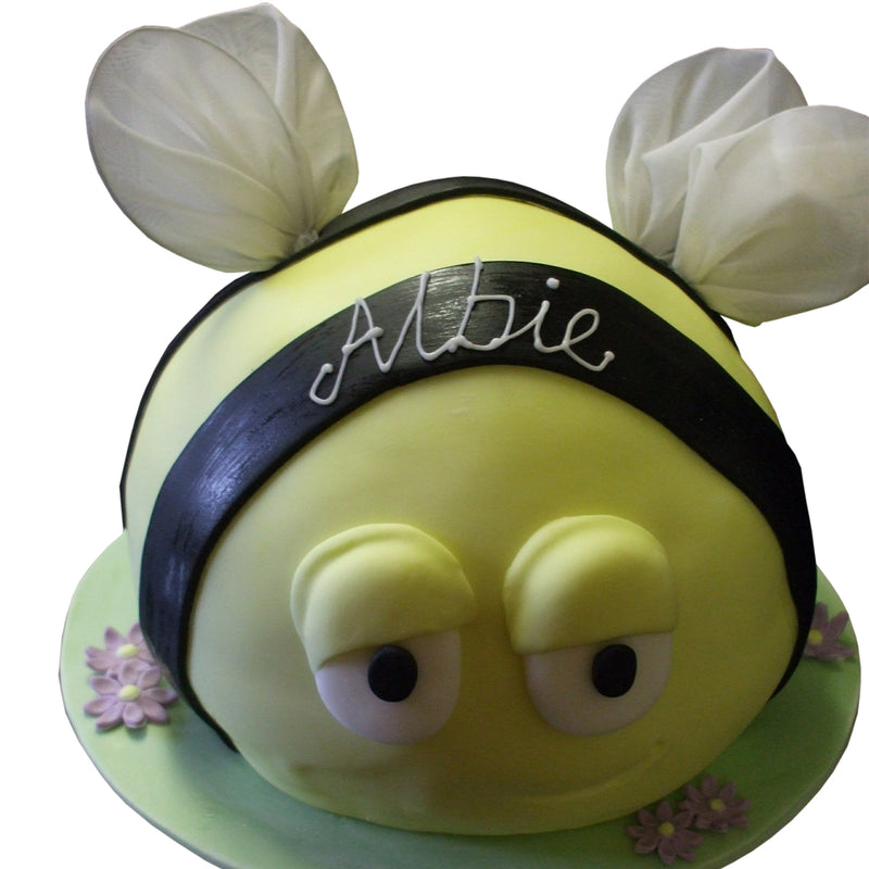 Buzzy Bumble Bee Birthday Cake
