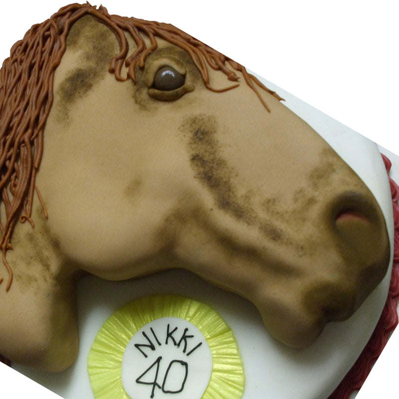 World of Confectioners - Edible paper for horselovers - Horse head 20 cm -  breAd. & edible - Edible paper - Edible decoration, Raw materials