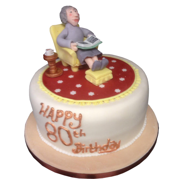 Put Your Feet Up Birthday Cake