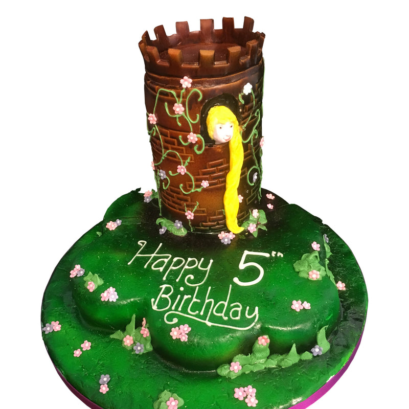 Rapunzel Style Birthday Cake