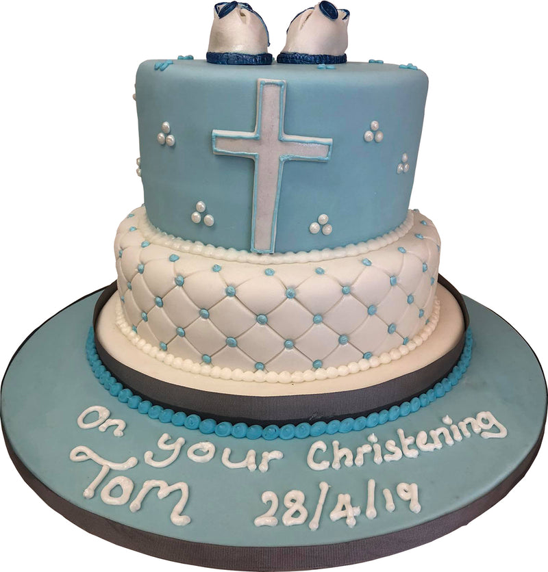 Girls Christening Cake | New Baby Cakes | The Cake Store