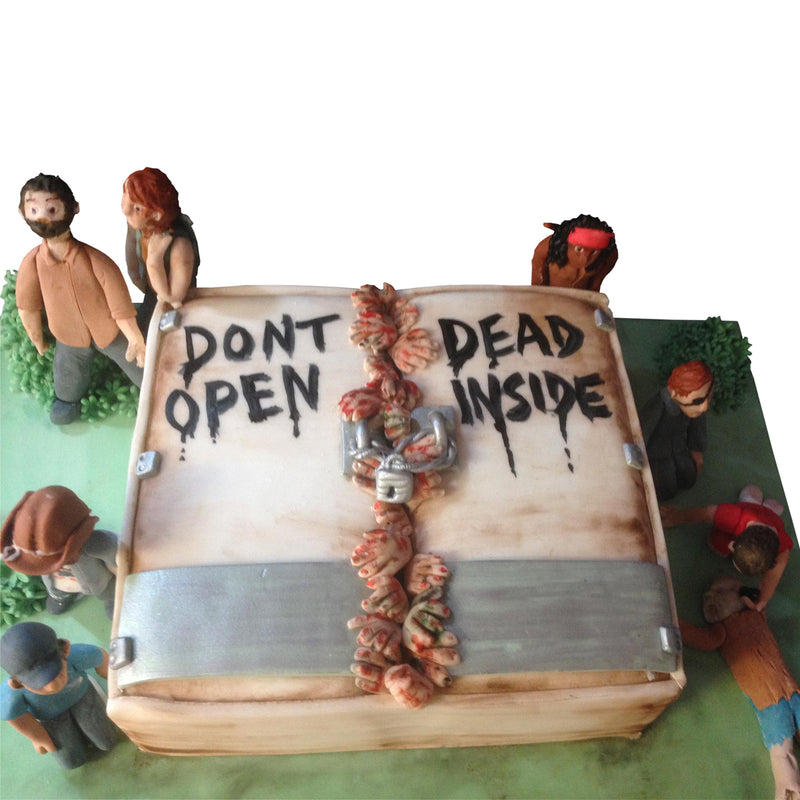 Walking Dead Birthday Cake